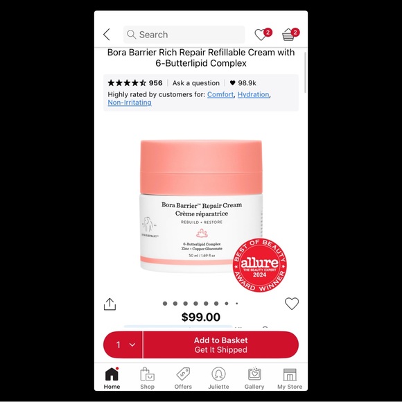 Drunk Elephant Other - Drunk Elephant Pink and White Repair Cream